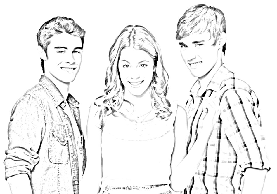 Violetta coloring page to download