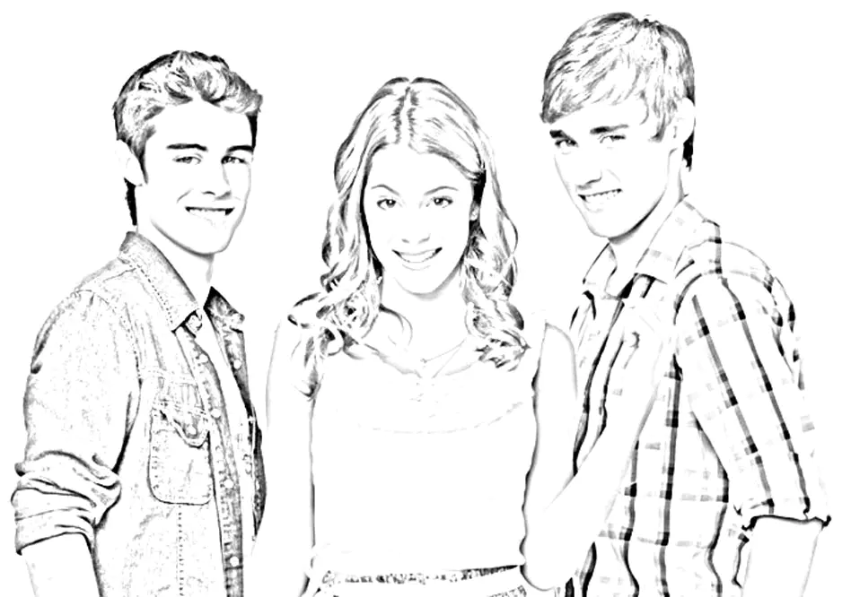 Violetta to print for free (Printable Coloring Page for Kids)