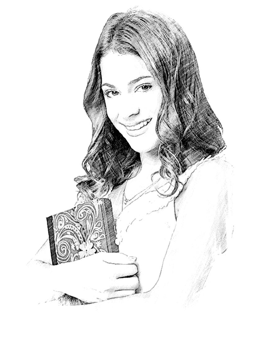 Beautiful Violetta coloring page