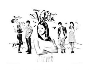 Coloring page violetta to download for free