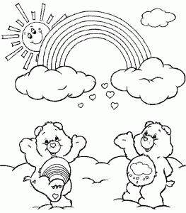 Coloring page weather free to color for kids