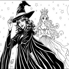 Printable Wicked coloring sheets for Kids
