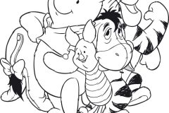 Printable Winnie The Pooh coloring sheets for Kids