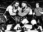 Printable WWE coloring sheets for Kids