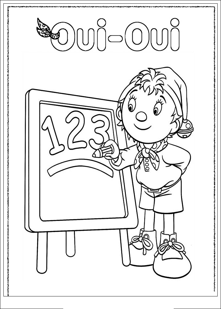 Image of Yes yes to download and color - Yes Yes Kids Coloring Pages