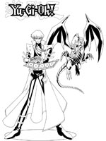 Yu gi oh coloring page to print