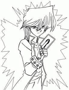 Image of Yu gi oh to download and color