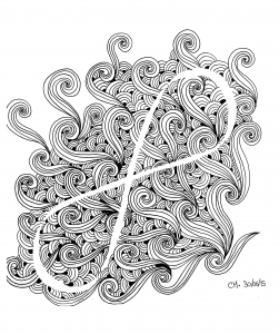 Zentangle a colorier par cathym 15