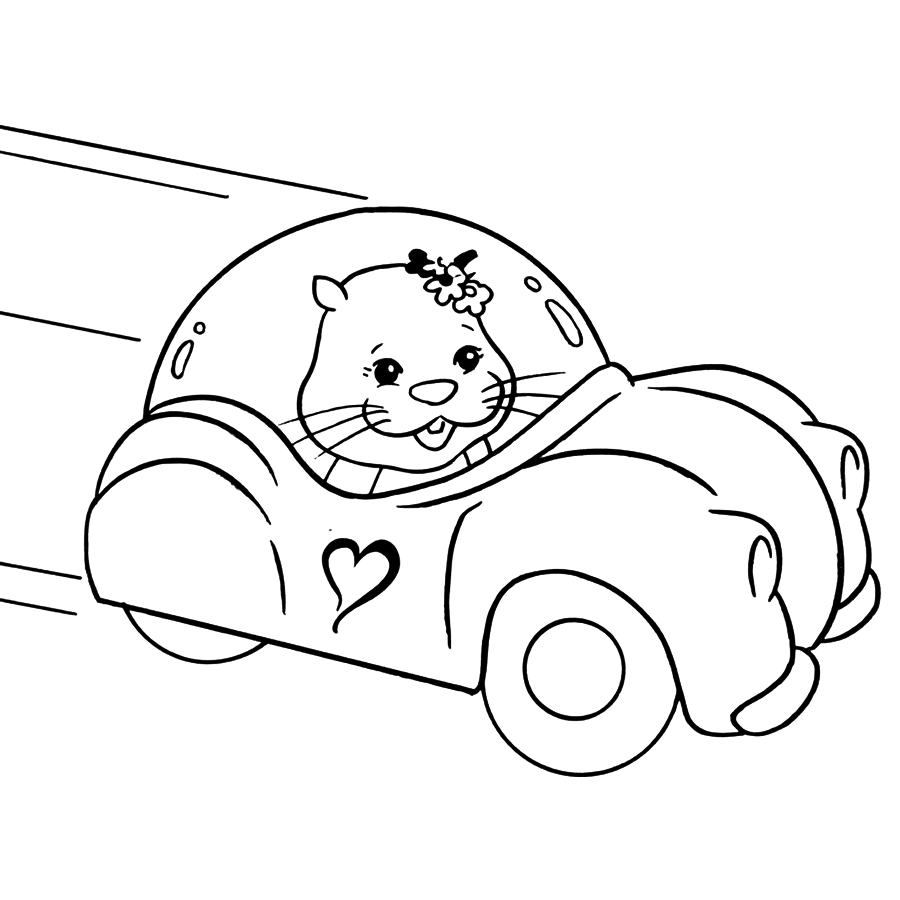 Zhu Zhu Pets picture to print and color