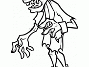 Zombies Coloring Pages for Kids