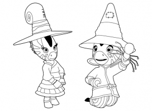 Zou coloring pages for children