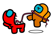 Werk von Anonym nach One Among Us character eats another