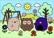 Creazione di Anonimo da A sunny day with animal friends