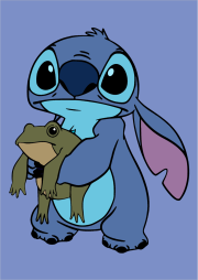 Création de Julia d'après Stich with a frog
