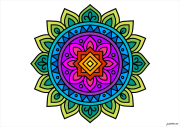 Creation by Anonymous from Simple geometric mandala
