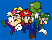 Werk von Anonym nach Mario , Luigi , Wario and Yoshi
