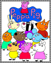 匿名 根据《Peppa Pig and friends》创作