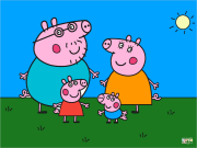 匿名 根据《Peppa Pig and her family》创作