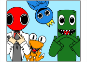 Werk von Anonym nach 4 funny characters