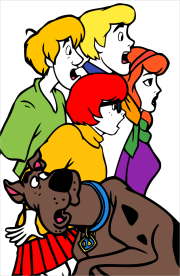 Werk von Anonym nach Scooby doo coloring page for kids