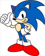 Creation by Anonymous from Sonic thumbs up