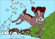 Creation by Anaiyah from Bambi coloring page for kids