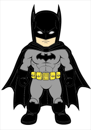 Werk von Anonym nach Batman as a Chibi Character