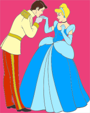 Werk von Anonym nach Cinderella coloring page for children