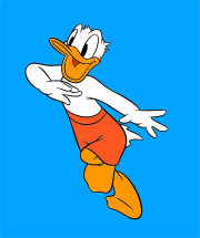 匿名 根据《Donald at the pool》创作