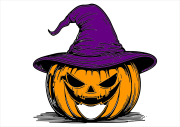 匿名 根据《Single pumpkin with pointed hat》创作