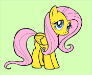 Image of Little Pony to print and color をぬった 匿名 さんの作品