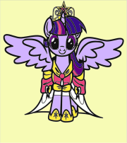 Little Pony coloring to download for free をぬった 匿名 さんの作品