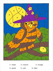匿名 根据《coloring-page-magic-coloring-for-children : Owl》创作