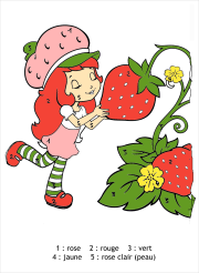匿名 根据《coloring-page-magic-coloring-to-download : Strawberry Charlotte》创作