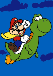 Werk von Anonym nach Mario on his dinosaur friend Yoshi