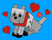 Free Minecraft coloring page to color をぬった 匿名 さんの作品