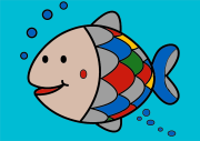 匿名 根据《Simple fish with small bubbles》创作