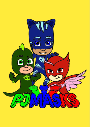 匿名 根据《PJ Masks: proud and strong》创作