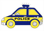 Creation by Anonymous from Police car in profile