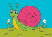 匿名 根据《Funny little snail》创作