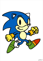 匿名 根据《Simple Sonic drawing》创作
