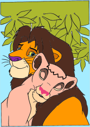 Werk von Anaiyah nach Lion King & Queen