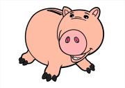 Werk von Anonym nach Toy Story's piggy bank