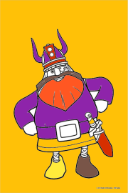 Werk von Anonym nach Vic the Viking coloring page for kids