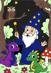 Werk von Anonym nach Sorcerer of the Enchanted Forest