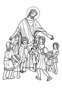 Printable coloring pages : Jesus
