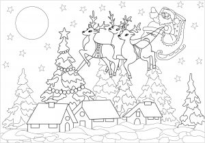 Printable coloring pages : Village