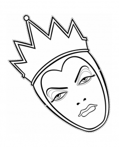 Printable coloring pages : Queen