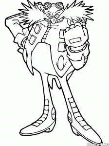 Printable coloring pages : Eggman