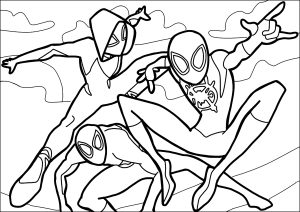 Printable coloring pages : Ghost Spider